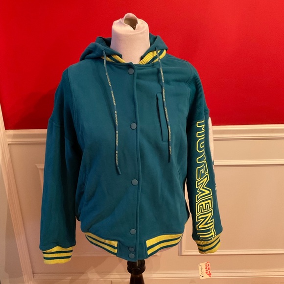 NWT FREE PEOPLE POST UP SWEAT JACKET - Picture 4 of 10